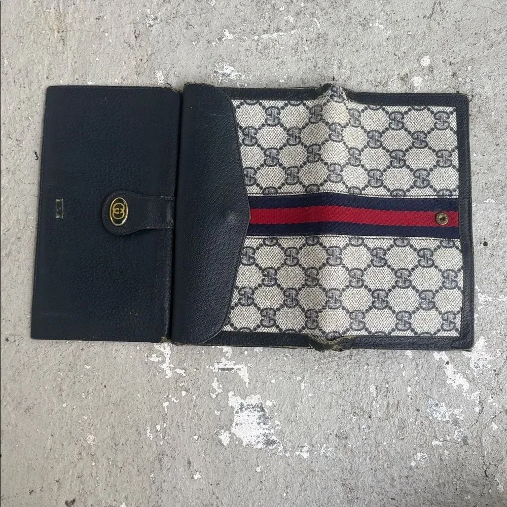 Vintage GG supreme web long wallet - Picture 3 of 9